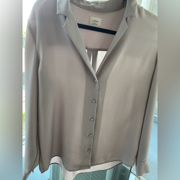 Aritzia Wilfred Tulum Button Up Blouse - Picture 3 of 5